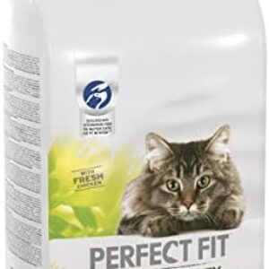 Perfect Fit Natural Vitality Dry Cat Food Adult 1+ – Complete Dry Food for Adult Cats from 1 Year Old, Rich in Chicken and Turkey – 6 kg (Pack of 1)