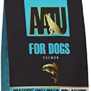 AATU 80/20 Dry Dog Food, Salmon, High Protein, Grain Free Recipe, No Artificial Ingredients, 1.5 kg